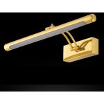 Applique murale 9w led blanche miroir salle de bain façade 40cm doré Applique murale 9w led blanche miroir salle de bain façade 40cm doré
