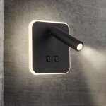 Applique murale de chevet rglable lampe murale de chambre  coucher projecteur de chambre lampe de lecture ...