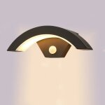 Applique murale avec dtecteur de mouvement - pour intrieur / extrieur - luminaire murale courbe etanche ...