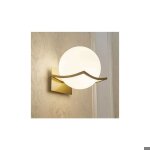 Applique murale dorée lampe murale e27 pour chambre cuisine salle de bain (ampoule non incluse) Applique murale dorée lampe murale e27 pour chambre cuisine salle de bain (ampoule non incluse)
