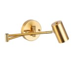 Applique murale extensible m�tal dor� halle - e27 g45