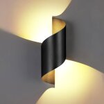 Applique murale dextrieur 12 w led tanche ip65 moderne en aluminium pour jardin terrasse mur proche ...