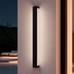 Applique murale ext�rieure led 30w aluminium bathen noir
