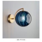 Applique murale en forme de boule de verre simple et crative idal pour un salon ou une chambre  coucher ...