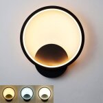 Applique murale interieur led 12wapplique murale design ronde noirblanc chaud blanc naturel blanc froid ... Applique murale interieur led 12wapplique murale design ronde noirblanc chaud blanc naturel blanc froid ...