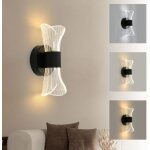 Applique murale intrieur led dimmable 10w moderne lampe led murale design cratif noir [classe nergtique ...