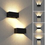 Applique murale intrieure / exterieure led 24wavec angle de faisceau rglable etanches ip65 eclairage ...