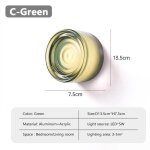 Applique murale led en acrylique ondulé décoration de chambre à coucher de salon vert Applique murale led en acrylique ondulé décoration de chambre à coucher de salon vert