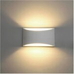 Applique murale led - blanc chaud - 7w - pl�tre - g9 led ampoule incluse - moderne - int�rieur - chambre ...