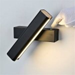Applique murale led en bois massif lampe murale dintérieur rotative à 360 ° avec interrupteur à bouton ... Applique murale led en bois massif lampe murale dintérieur rotative à 360 ° avec interrupteur à bouton ...