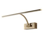 Applique murale led dali pour tableaux 8w 455mm 2700k lumi�re chaude angle r�glable finition bronze vieilli ...