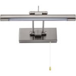 Applique murale led pour salle de bain avec interrupteur  tirette miroir rglable ip44 4000k 35cm / ...