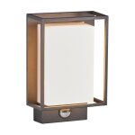 Applique murale nordlux luminaire ext�rieur nestor sensor lampe murale d�tecteur de mouvement aluminium ...