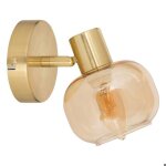 Applique murale / plafonnier pilia dor� 16x10cm - atmosphera cr�ateur dint�rieur