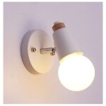 Applique murale r�tro applique murale simple creative fer bois applique e27 lampe coupe art d�co style ...