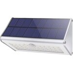 Applique murale solaire ext�rieure - mich - 1100 lm - 46 led - d�tecteur de mouvement - 4 modes intelligents ...