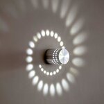 Applique murale - moderne - spirale - led 3w - aluminium - lumière blanche Applique murale - moderne - spirale - led 3w - aluminium - lumière blanche
