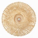Applique murale toolight app1330 - 1w boho spot murale 18 x 55 x 55 cm beige
