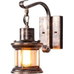 Applique murale vintage en finition bronze style industriel avec abat - jour en verre idéale pour chambre ... Applique murale vintage en finition bronze style industriel avec abat - jour en verre idéale pour chambre ...