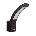 Applique noire pour lext�rieur avec d�tecteur de mouvement led 15w blanc naturel pour fa�ade de maison ...