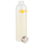 Gourde en verre - aps - 66909 - 1 litre - bouchon inox - � 75 cm
