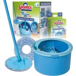Aqua revolution xtra kit balai serpillre et seau rotatif et 2 recharges de tte de balai en microfibre ...
