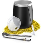 Aquafloow tasse yerba mate 350 ml + 2 pailles bombilla maté en acier Aquafloow tasse yerba mate 350 ml + 2 pailles bombilla maté en acier