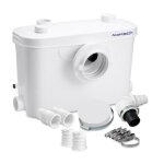 Aquamatix broyeur sanitaire 400 w pompe de relevage sanitaires avec 3 entres pour toilettes vier et ...