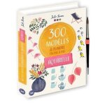 Livre daquarelle - editions 365 - mes 300 modles - apprentissage facile - inclus pinceau