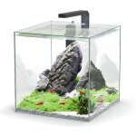 Aquarium poisson kubus 33l noir - aquatlantis noir