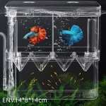 Aquarium pondoir bote d'levage de poisson bb poisson crevettes closerie bote d'isolement pour aquariums ...