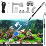 Aquarium ttlife �lectriquechangeur deau automatique 6 en 1avec changeur deau laveur de sable nettoyage ...