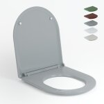 Aquawise abattant wc duroplast fermeture douce cuvette wc r�sistant montage facile couvercle ergonomique ...