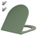 Aquawise abattant wc duroplast fermeture douce mat�riau r�sistant montage facile couvercle ergonomique ...