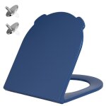 Aquawise abattant wc silencieuse r�sine duroplast cuvette wc softclose antibact�rienne rapide � nettoyer ...