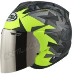 Arai jet sz - r vas evo mimesis jaune mat + visi�re miroir iridium