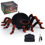 Araigne tlcommande - jouet qui taquine les chats chiens araigne raliste halloween dcoration effrayant ...