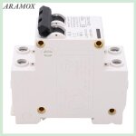 Aramox disjoncteur miniature ac dc disjoncteur 63a 2p rail din ac dc disjoncteur miniature montage bricolage ...