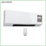 Aramox petit radiateur climatiseur mural portable 220v pour salle de bain et chambre  coucher prise ...