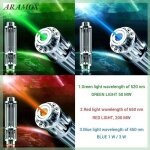 Aramox pointeur laser poiner laser  haute puissance portable poiner laser poiner pen professionnement ...
