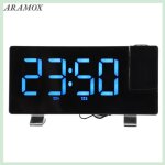 Aramox réveil à projection réveil numérique projection 180° au plafond mur réveil alimenté usb pour son ... Aramox réveil à projection réveil numérique projection 180° au plafond mur réveil alimenté usb pour son ...