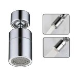Arateur de robinetargent 360 pivotant embout robinet cuisine 2 modes mousseur robinet economie eau brise ...