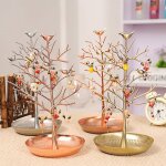Arbre  bijoux en alliage support de prsentation tour dorganisation pour boucles doreilles colliers ...