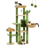 Arbre  chat cactus gant tour pour chat  multi - niveaux avec griffoir robuste condo douillet grand ...