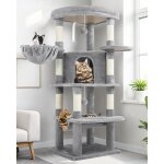 Arbre a chat avec grandes plateforme en éventail niches doux hamac panierarbres à chat hauteur 130 cm ... Arbre a chat avec grandes plateforme en éventail niches doux hamac panierarbres à chat hauteur 130 cm ...