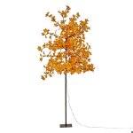 Arbre orange lumineux ext�rieur 300 led blanc chaud h. 200cm - feeric lights & christmas