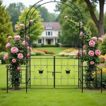 Arc de jardin arbor trellis f�r kletterpflanzen m�tal durable arc de jardin en plein air arc de mariage?avec ...