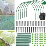 Arceaux serre tunnel jardin kit structure cerceaux m�tal installation facile serre potag�re autoportante ...