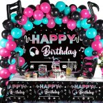 Arche ballon anniversaire musique thème - 107 kit guirlande ballon latex noir bleu rose rouge ballons ... Arche ballon anniversaire musique thème - 107 kit guirlande ballon latex noir bleu rose rouge ballons ...