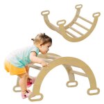Arche escalade enfants aiyaplay bascule en bois dintrieur pour garons & filles tout - petits de 18 ...